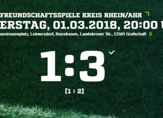 Testspiel gegen Heimersheim