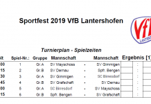 Altherrenturnier am 23.08.2019