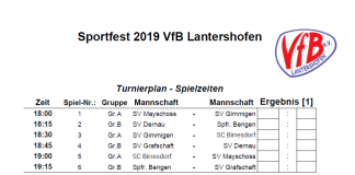 Altherrenturnier am 23.08.2019