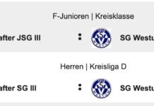 Freitag, 11. September Doppelspieltag in Lantershofen