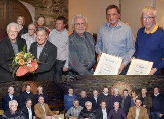 Ehrenmitglied und 1. Vorsitzenden Dieter Sebastian