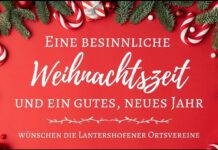 Weihnachts- und Neujahrsgruß des VfB Lantershofen