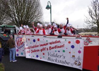 Karnevanlszug mit VfB