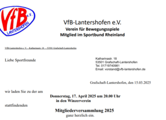 Mitgliederversammlung 2025