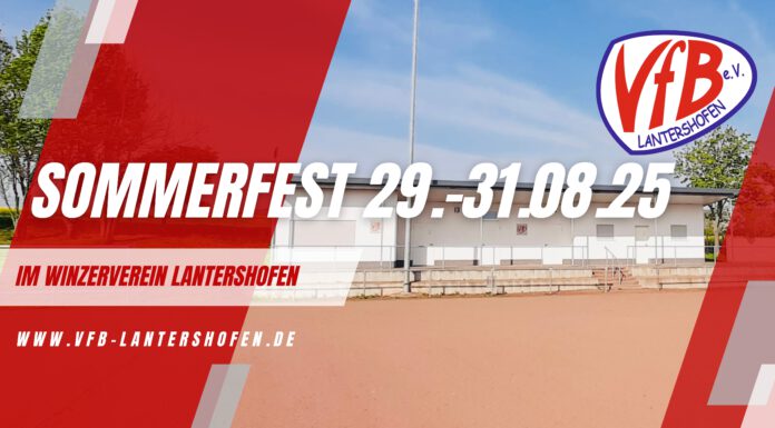 VfB Lantershofen lädt zum großen Sommerfest am Winzerverein ein